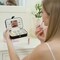Jewelry Box Small Jewelry Storage with Mirror, White Jewelry Boxes for Women, Portable Mini Travel Jewelry Organizer for Necklaces, Earrings, Rings, Bracelets Christmas Gift for Women